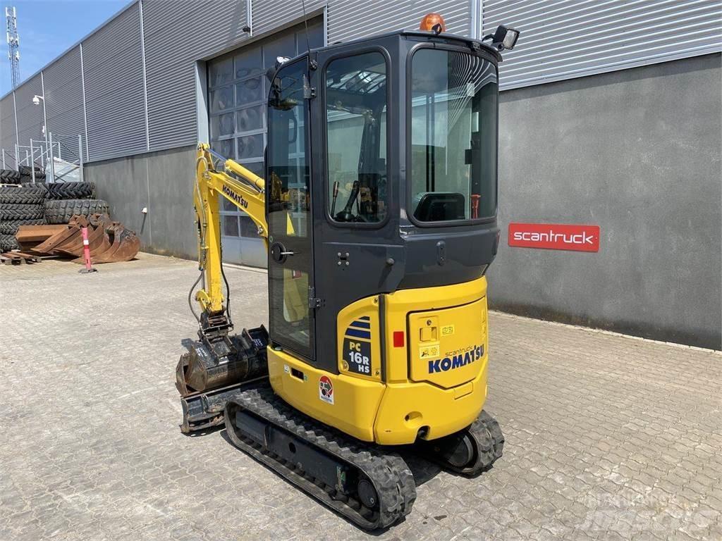 Komatsu PC16R-3 Ratasekskavaatorid