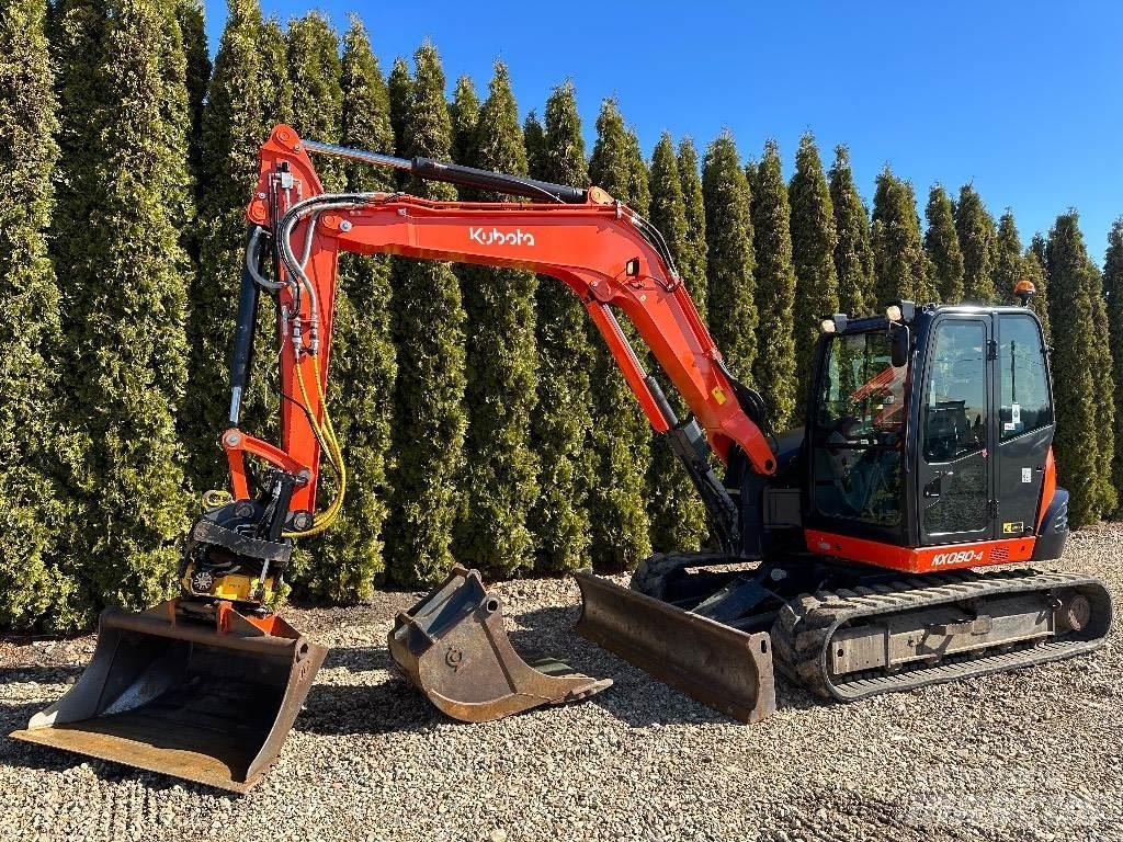 Kubota KX 080-4 Miniekskavaatorid < 7 t