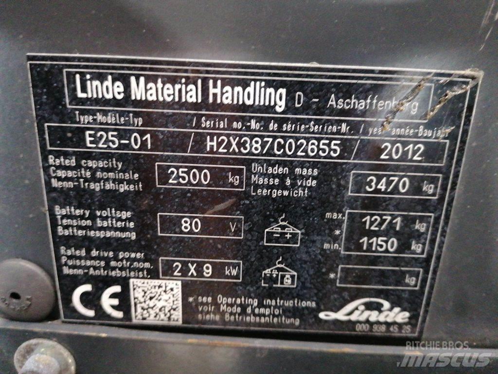 Linde E25-01 Elektritõstukid