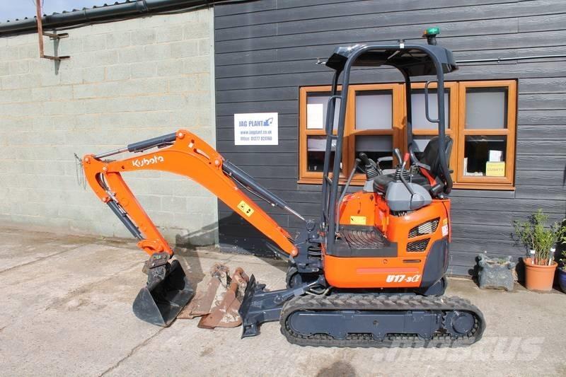 Kubota U 17-3 Miniekskavaatorid < 7 t