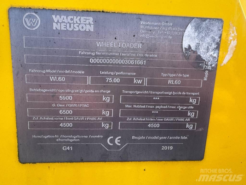 Wacker Neuson WL60 Rataslaadurid