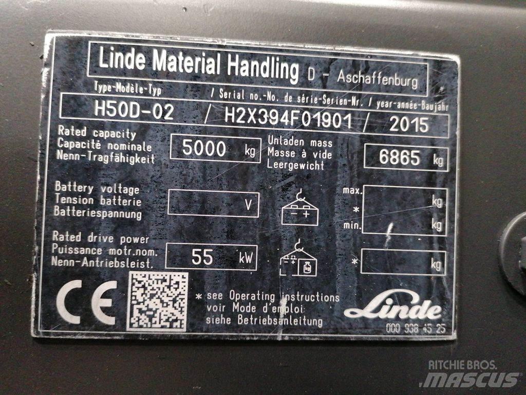 Linde H50D-02 Diiseltõstukid