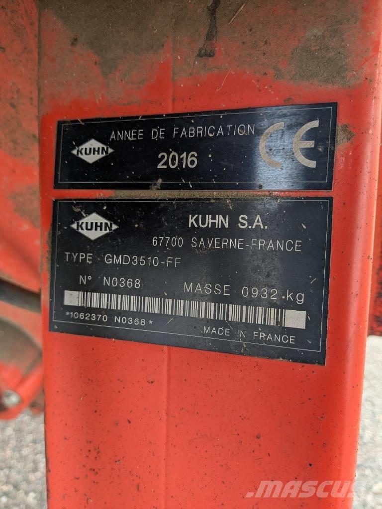 Kuhn GMD 3510 FF Niidukid