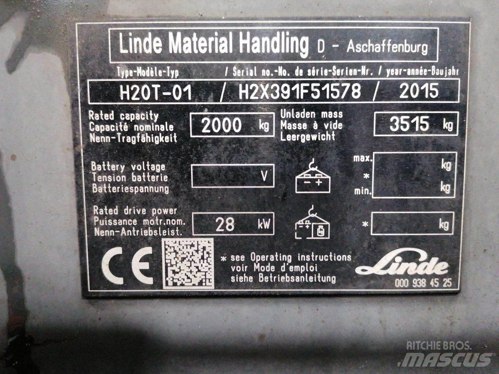 Linde H20T-01 Gaasitõstukid