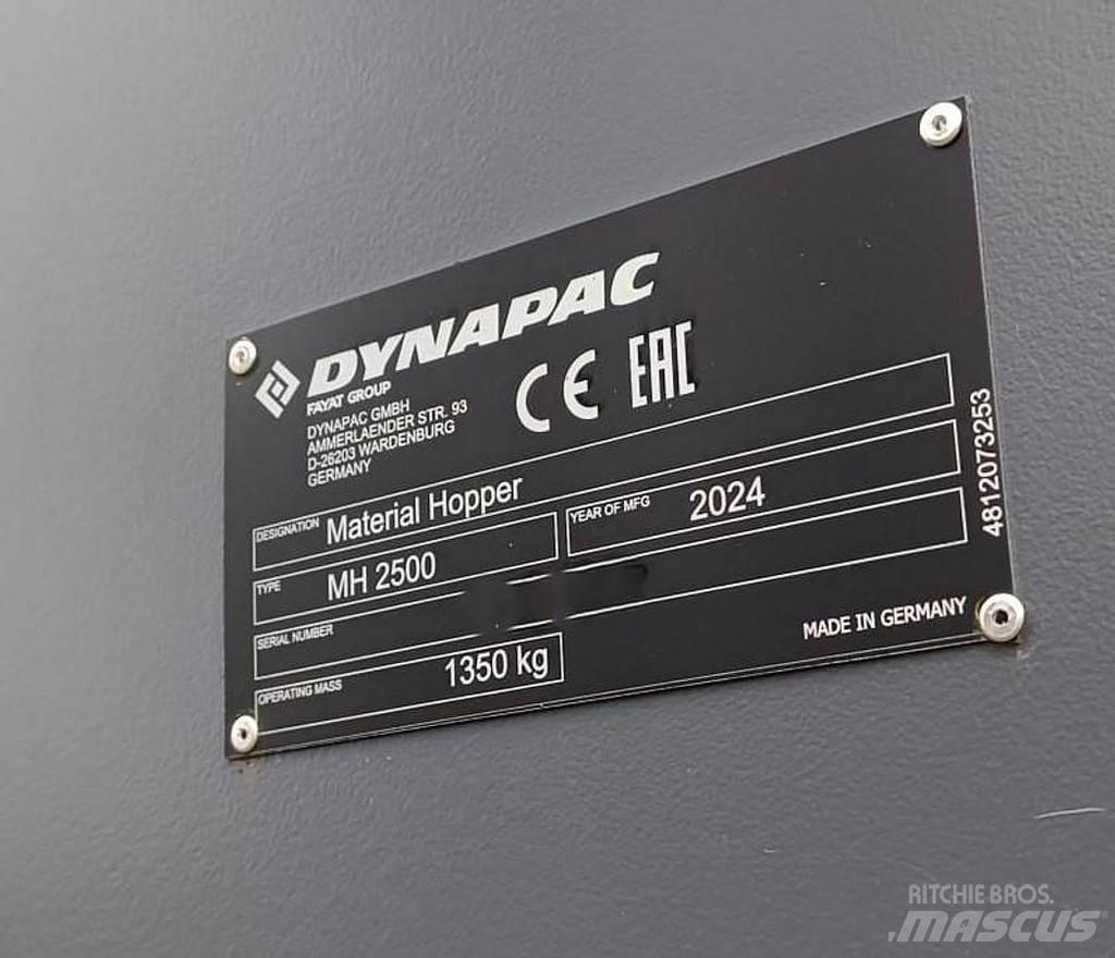 Dynapac MH2500 Söödajagajad