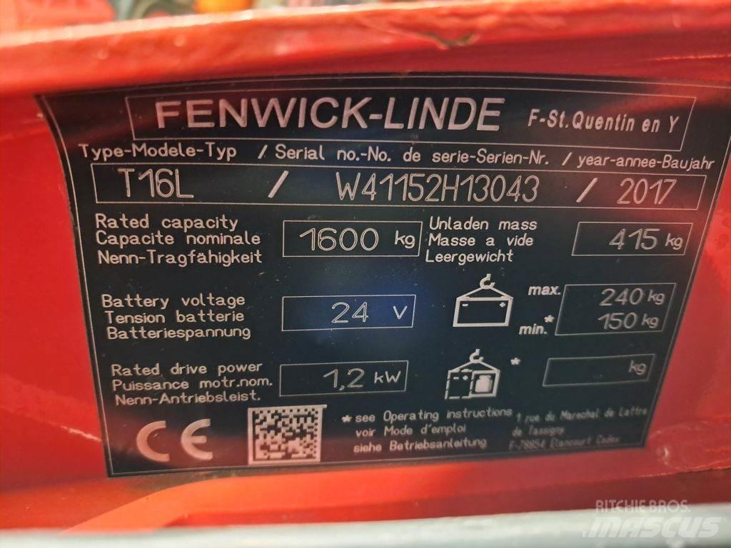 Linde T16L Elektriline alusesiirdaja