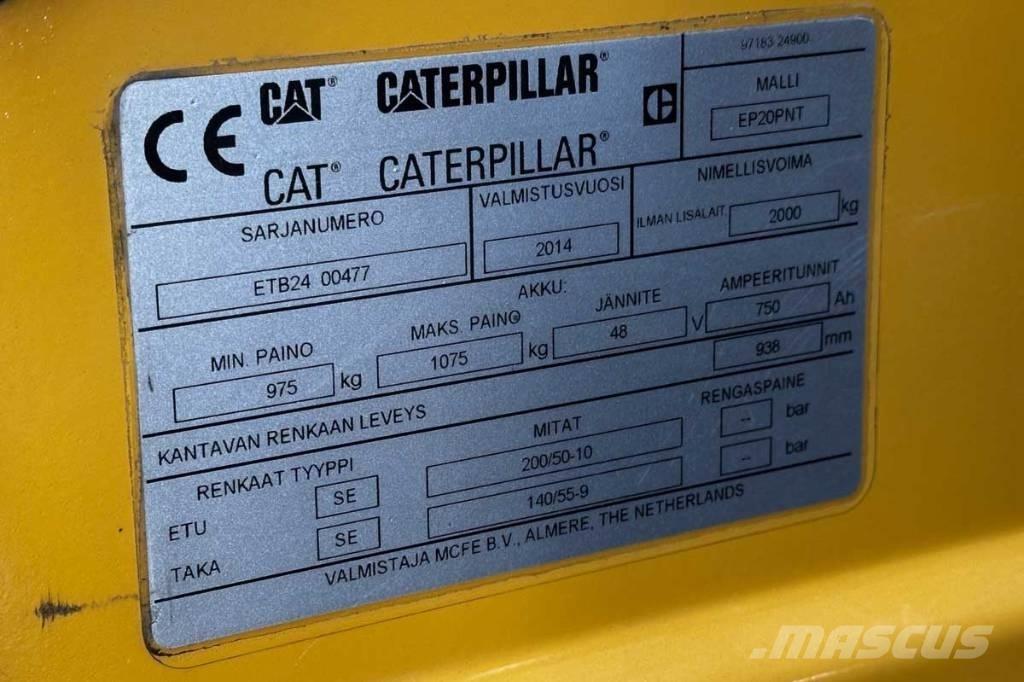 CAT EP 20 Elektritõstukid