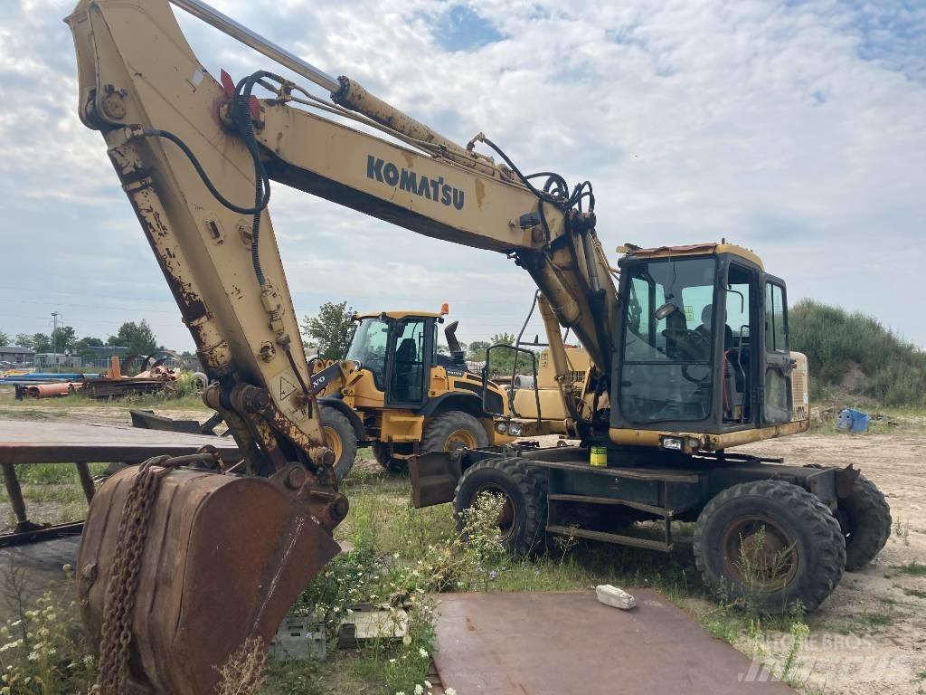 Komatsu PW 170 Ratasekskavaatorid