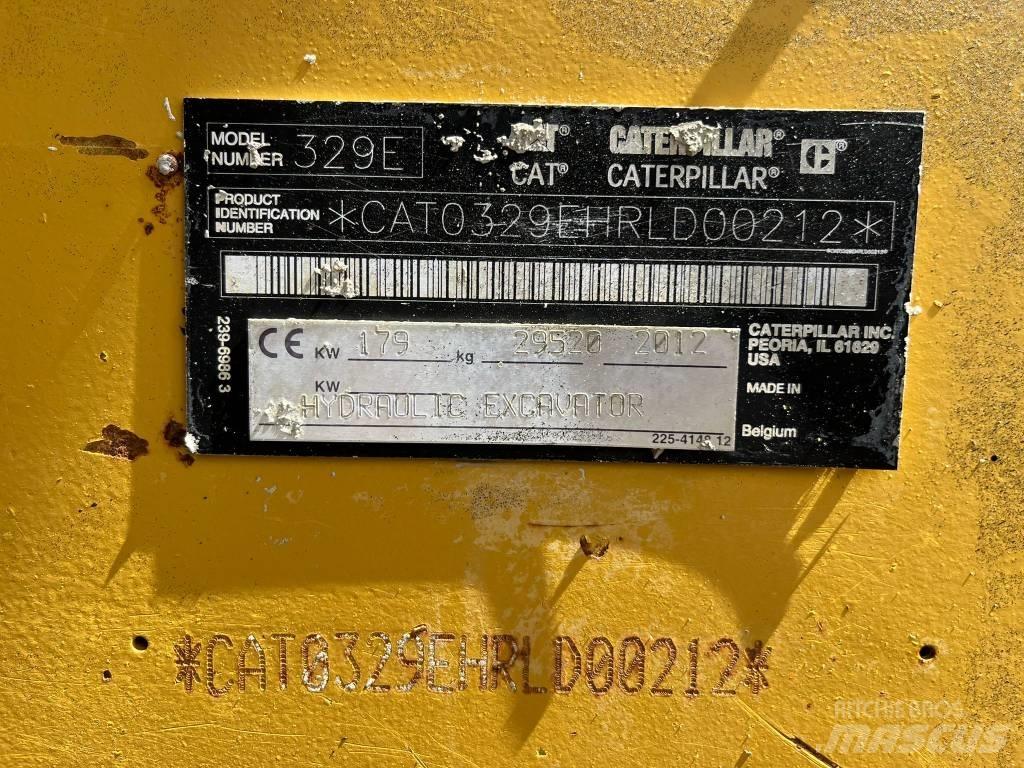 CAT 329 E LN Roomikekskavaatorid