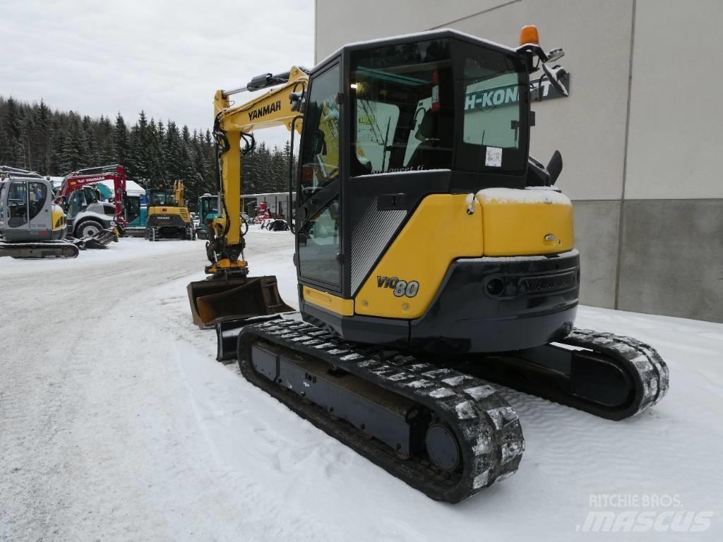 Yanmar Vio 80-1A Väikeekskavaatorid 7t-12t