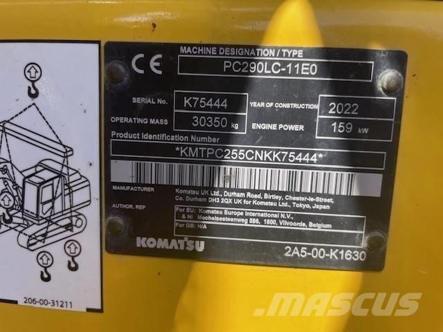 Komatsu PC 290 LC-11 Roomikekskavaatorid
