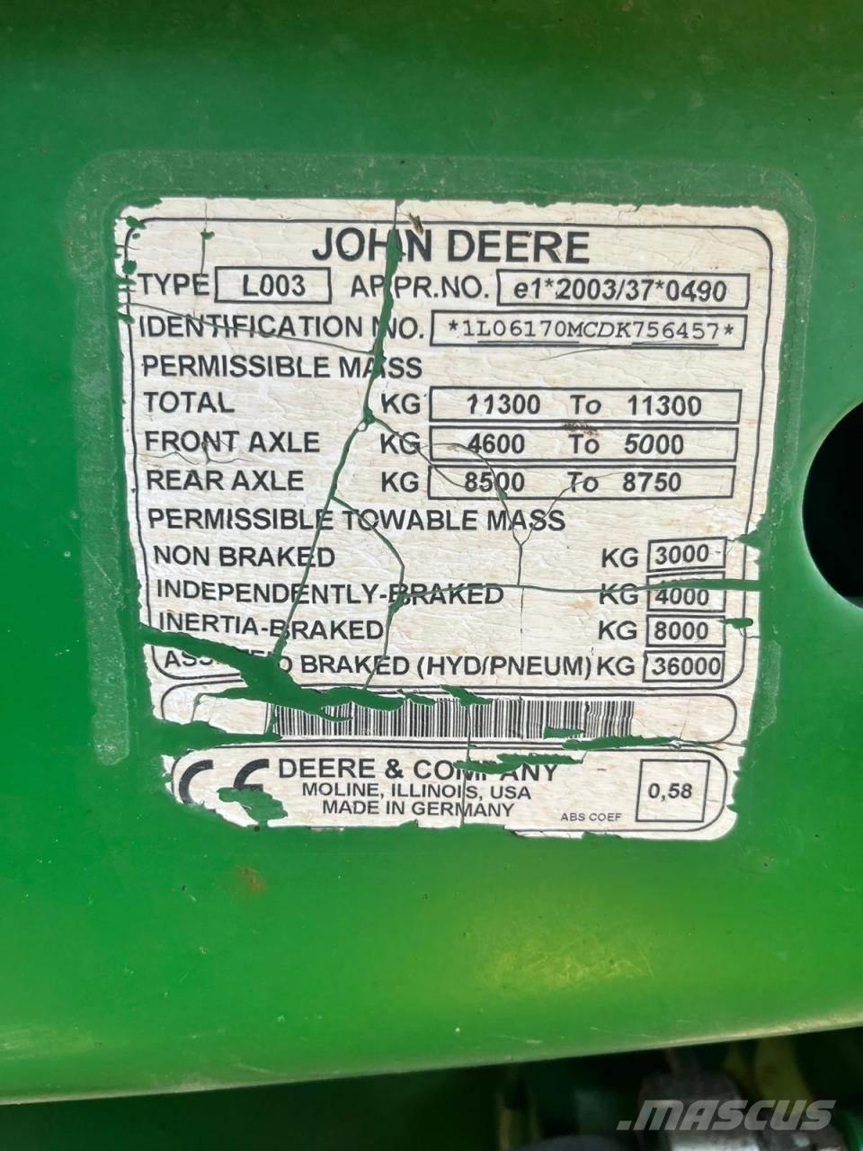 John Deere 6170M Traktorid