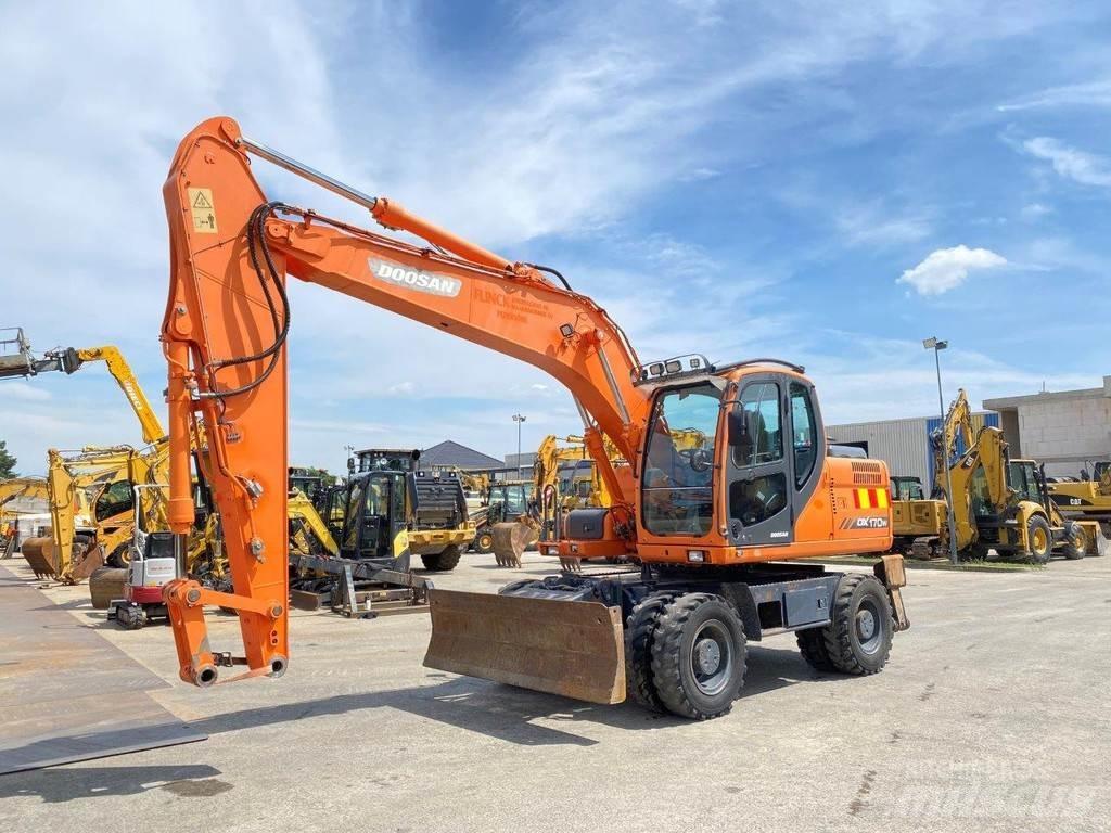 Doosan DX170W NVT Ratasekskavaatorid