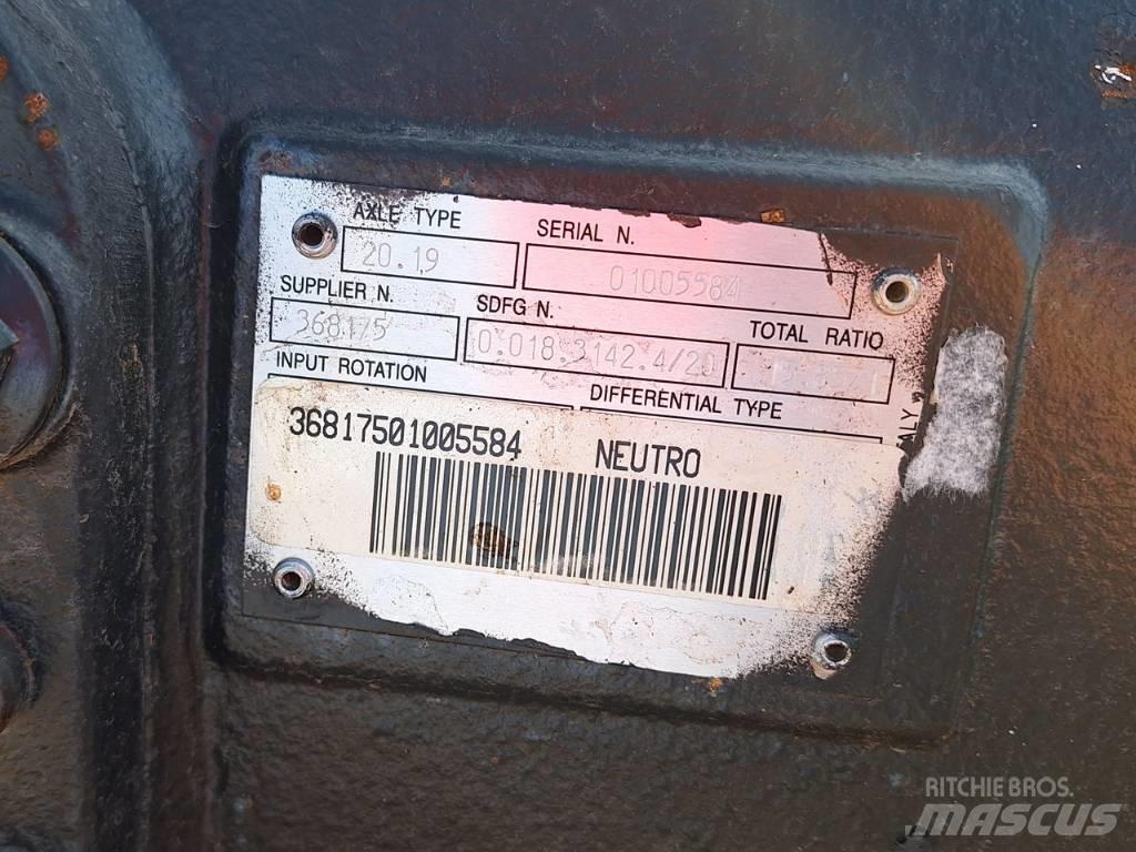 Carraro 20.19 Ülekandemehhanism