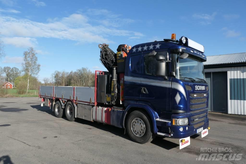 Scania G450 6x2 Kraanaga veokid