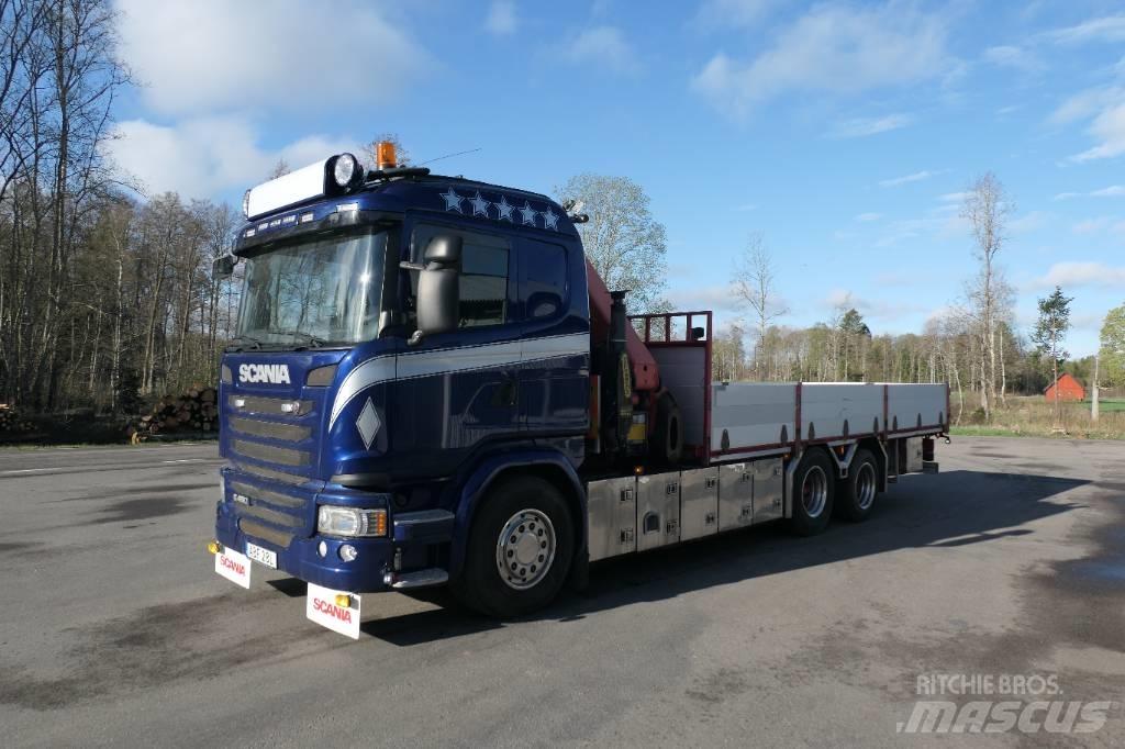 Scania G450 6x2 Kraanaga veokid