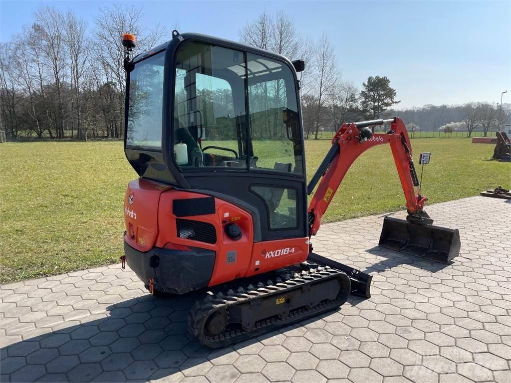 Kubota KX18-4 Miniekskavaatorid < 7 t