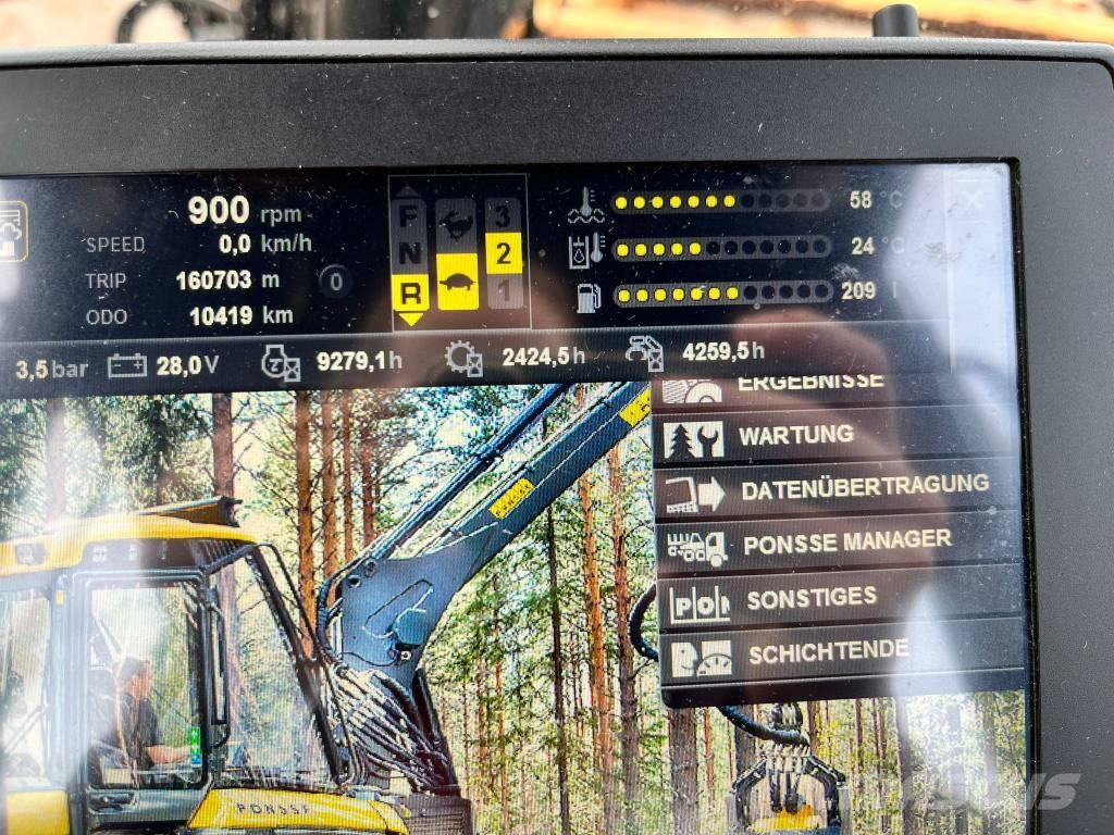 Ponsse Bear 8W Harvesterid