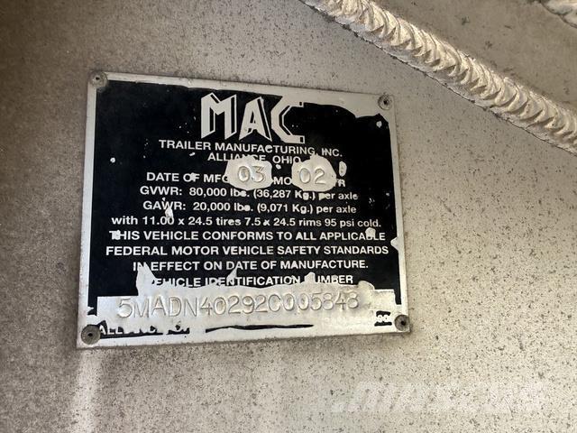 MAC END DUMP Muud haagised