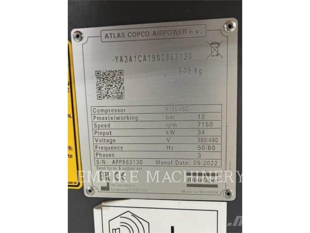 Atlas Copco H185 Kompressorid