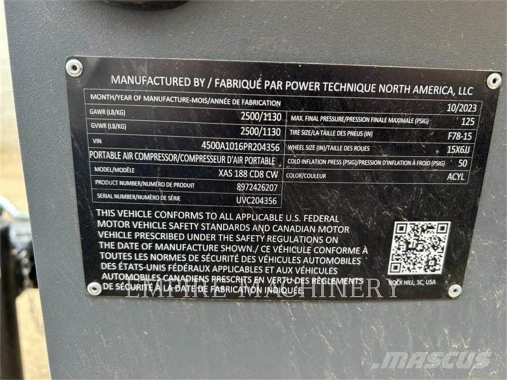 Atlas Copco XAS188CD Kompressorid