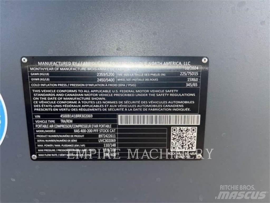 Atlas Copco XAS400CD Kompressorid