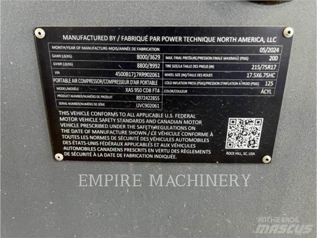 Atlas Copco XAS950CD Kompressorid
