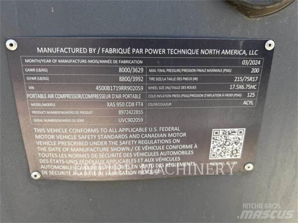 Atlas Copco XAS950CD Kompressorid