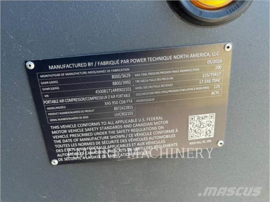 Atlas Copco XAS950CD Kompressorid