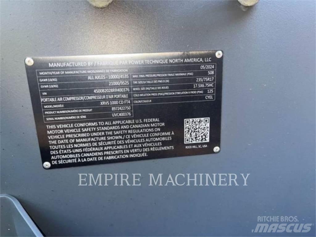 Atlas Copco XRVS1000CD Kompressorid