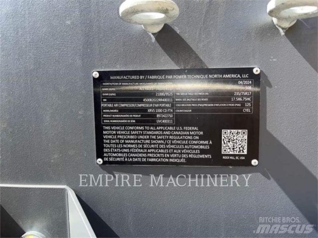 Atlas Copco XRVS1000CD Kompressorid