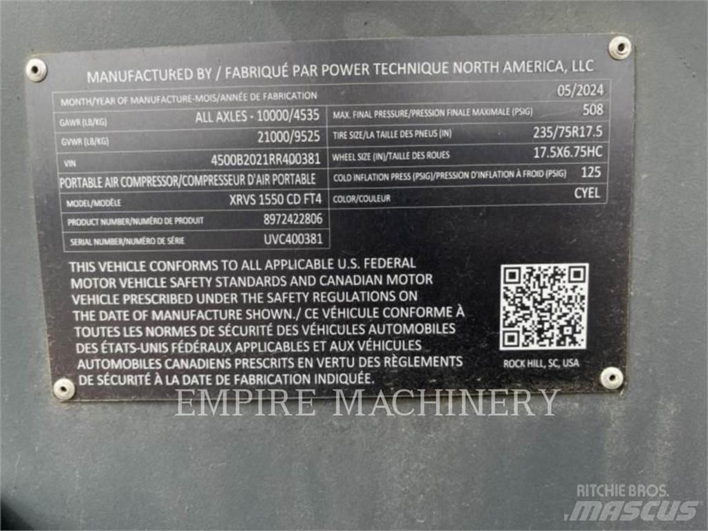 Atlas Copco XRVS1550CD Kompressorid