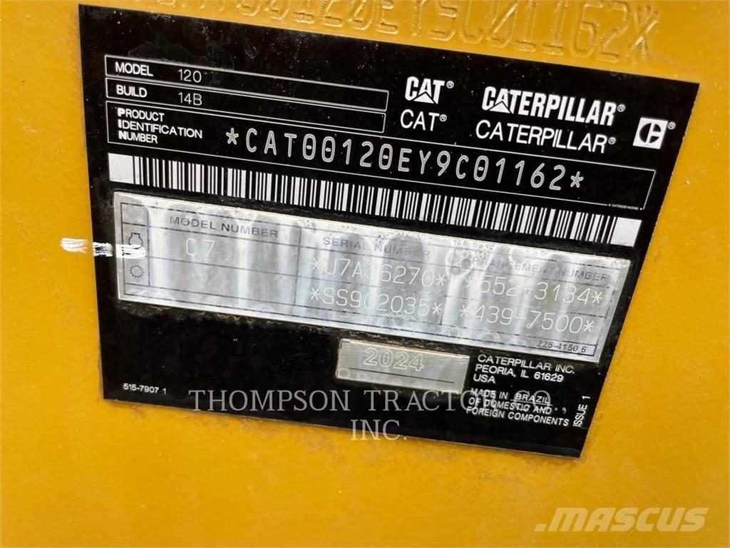CAT 120 Greiderid