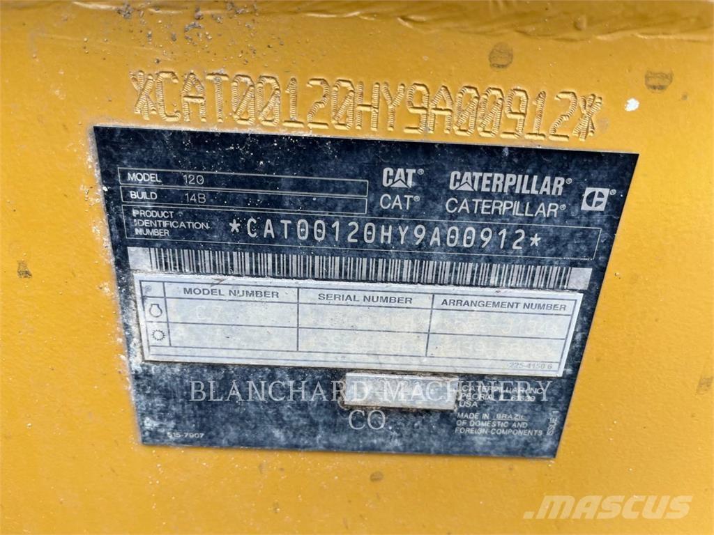CAT 120 Greiderid