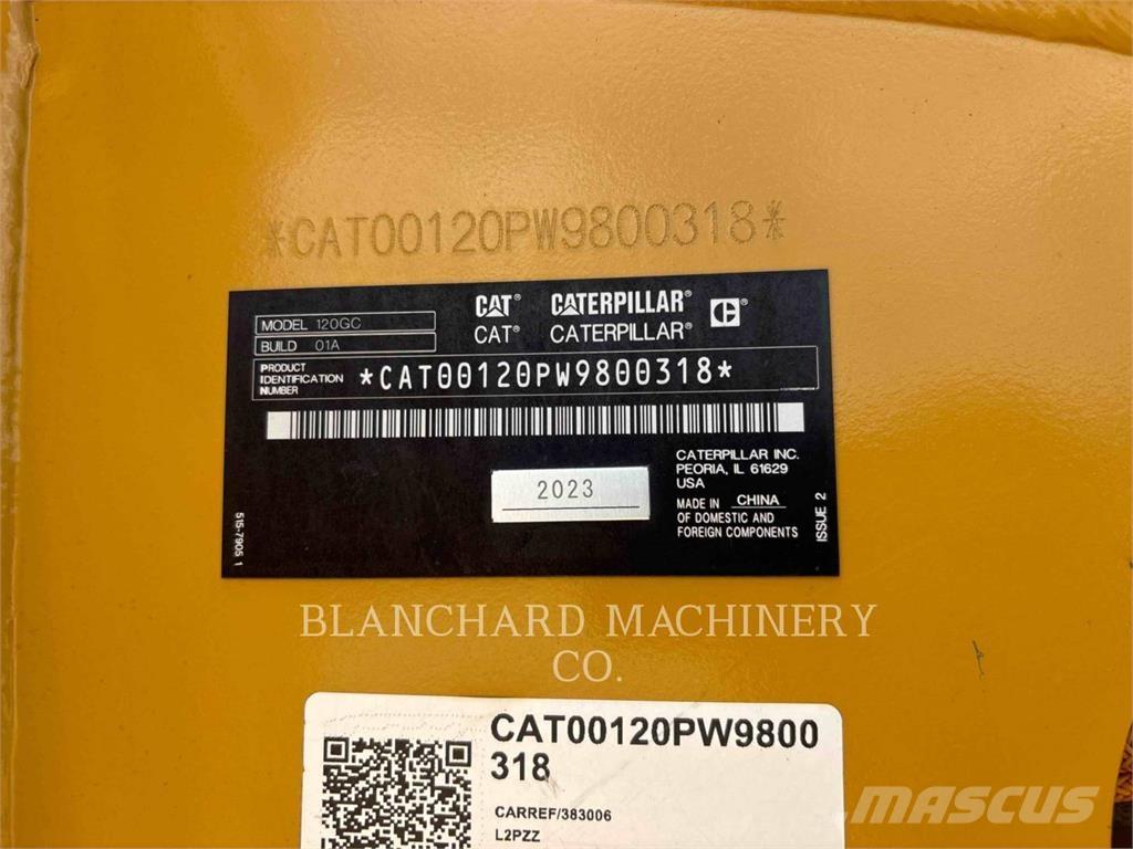 CAT 120-01GC Greiderid