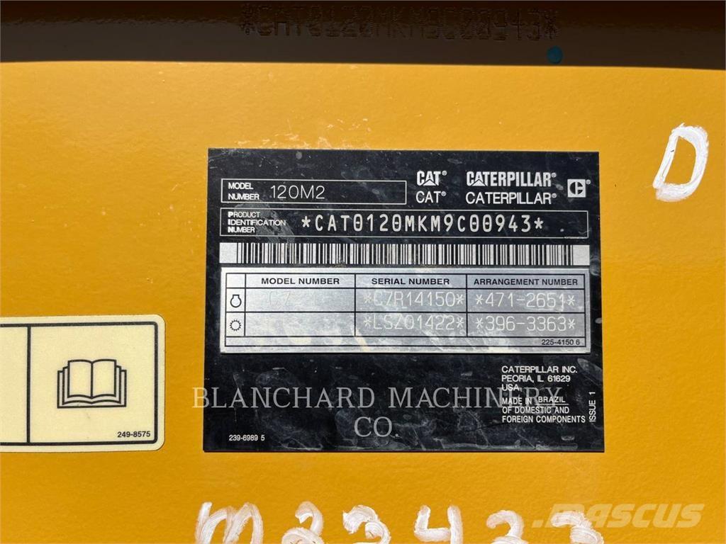 CAT 120M2 Greiderid