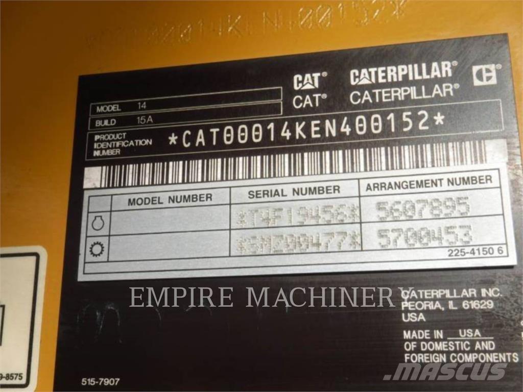 CAT 14-15 Greiderid