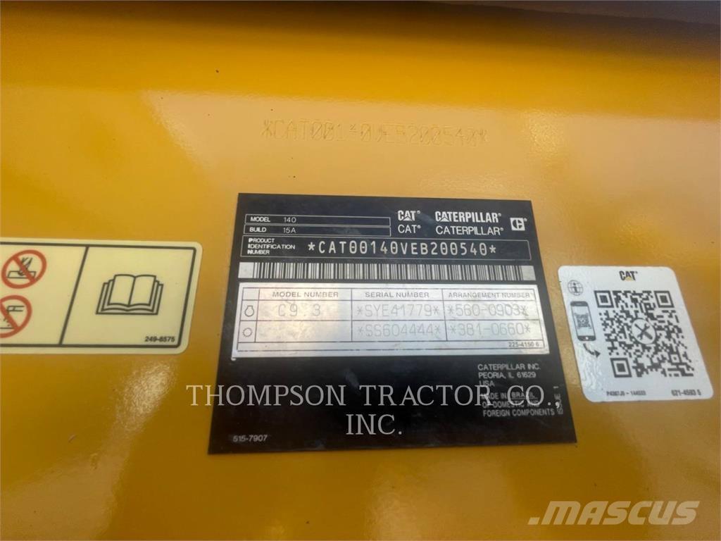 CAT 140 Greiderid