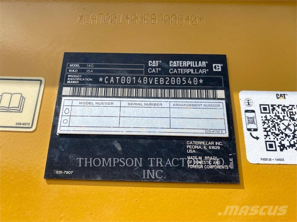 CAT 140 Greiderid