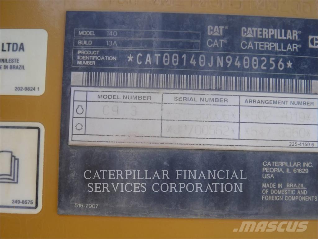 CAT 140-13 Greiderid