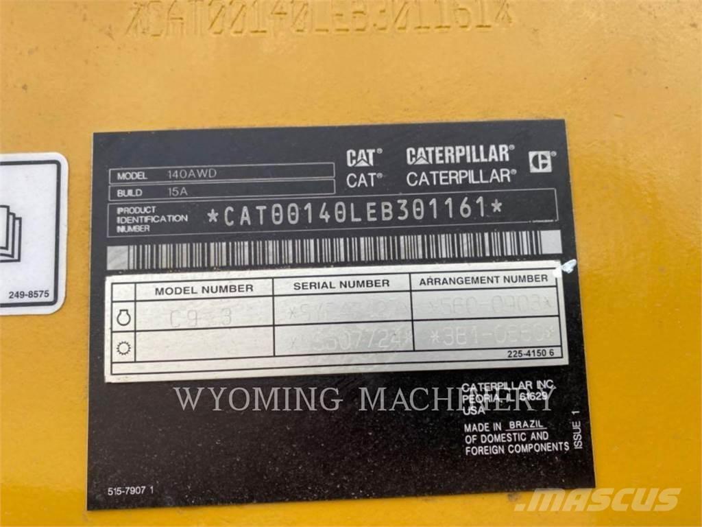 CAT 140 AWD Greiderid