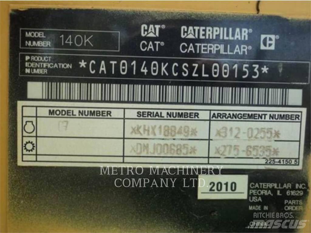 CAT 140K Greiderid