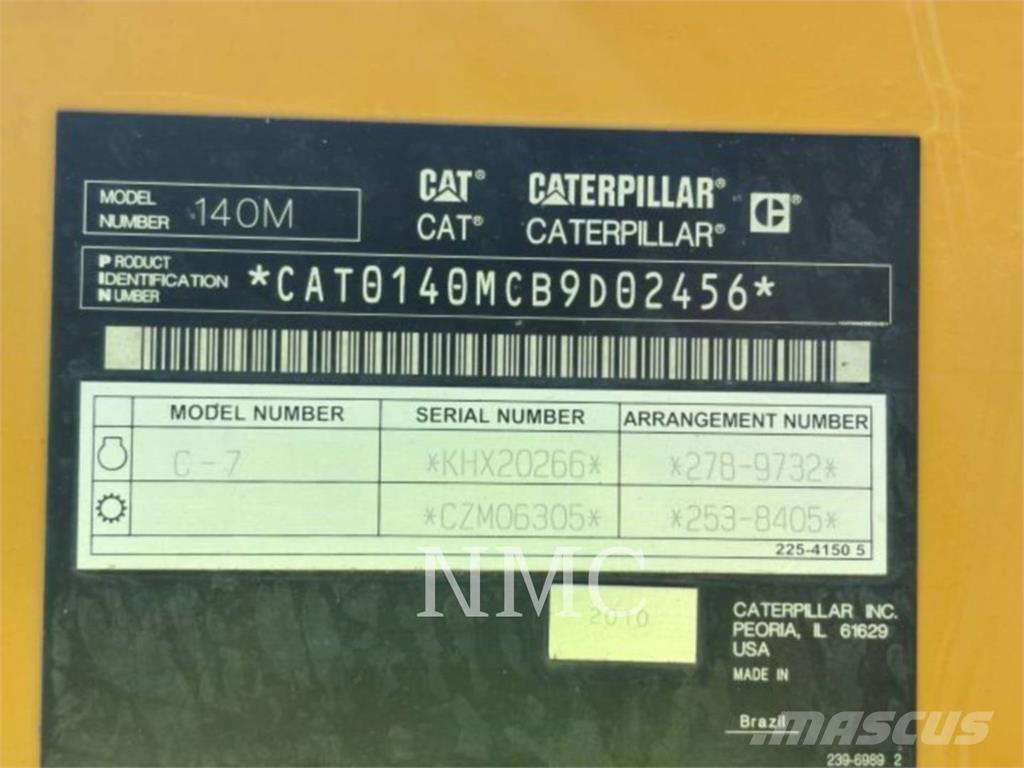 CAT 140M Greiderid