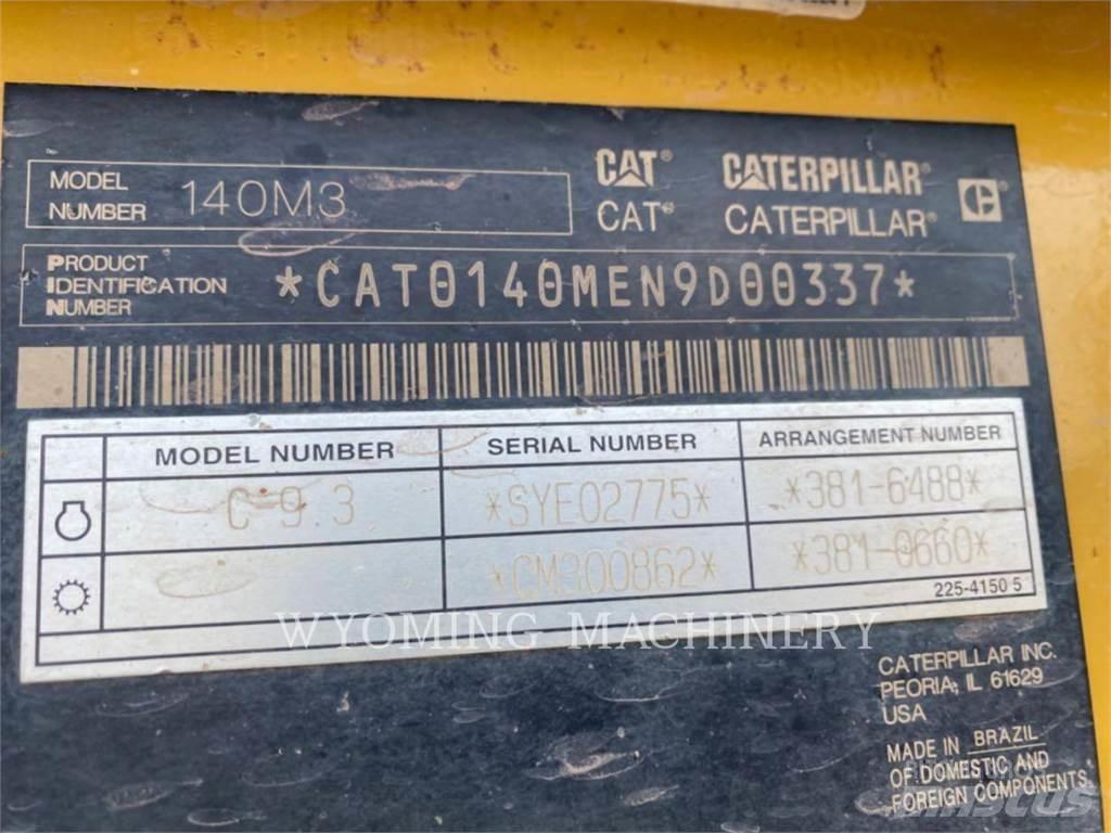 CAT 140M 3 Greiderid