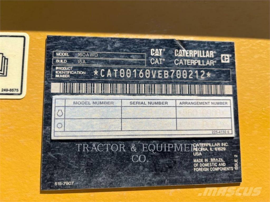 CAT 160 AWD Greiderid