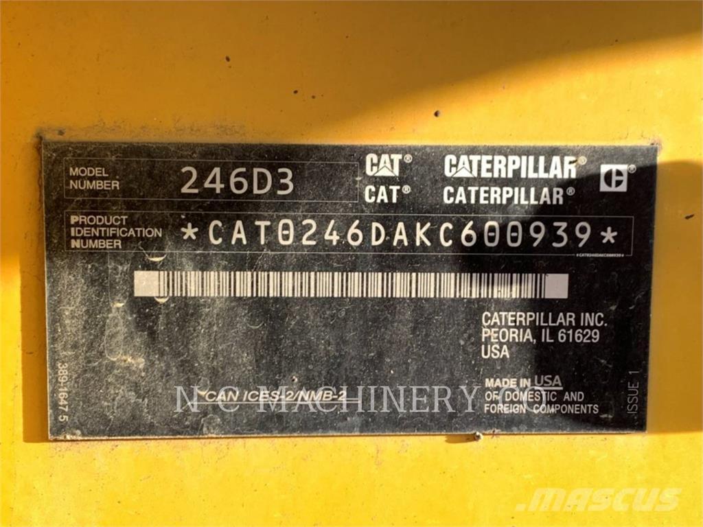 CAT 246D3 H3CB Kompaktlaadurid