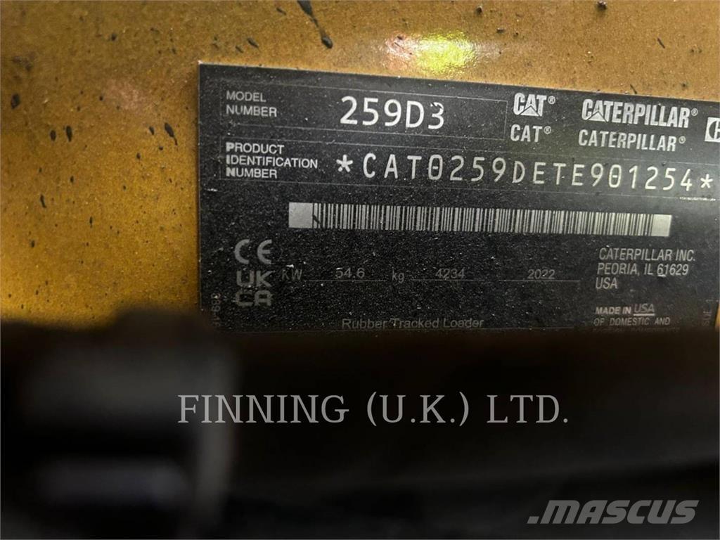 CAT 259D3 Kompaktlaadurid