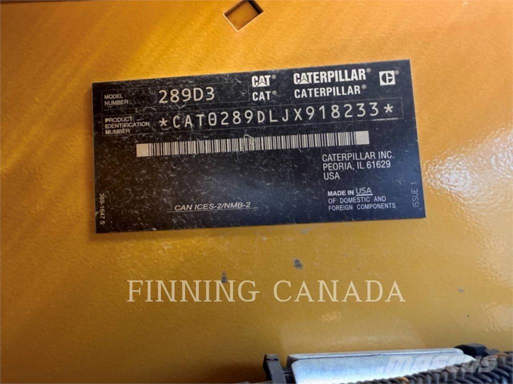 CAT 289D3 Roomiklaadurid