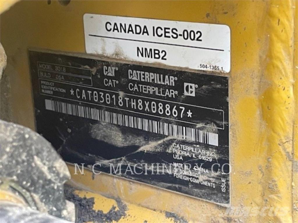 CAT 301.8 CRCB Roomikekskavaatorid