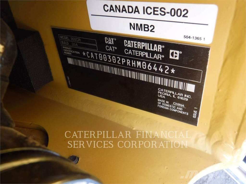 CAT 302-05CR Roomikekskavaatorid